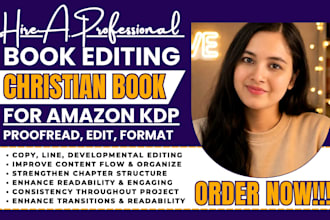 christian book editing daily devotional book editing spiritual ebook formatting