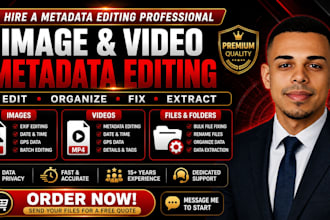do metadata editing, image and video metadata, exif, and file data extraction