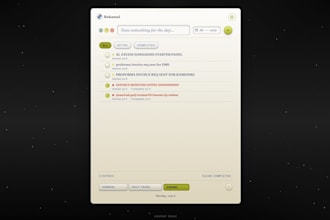 build a custom to do list and task manager app