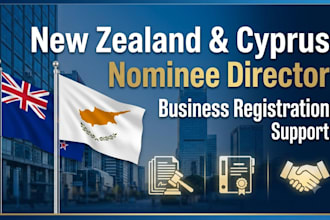 provide new zealand and cyprus nominee director and register business loan