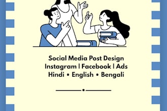 design instagram post and social media banner