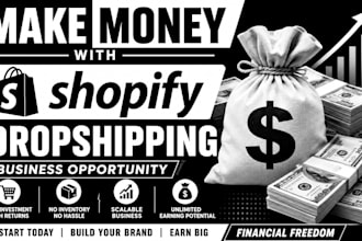 make money with shopify dropshipping business opportunity