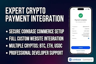 build or integrate a custom crypto payment gateway