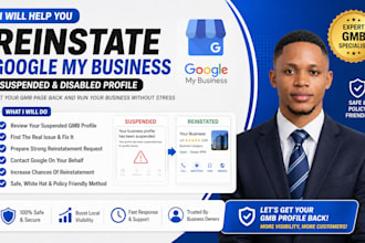 fix google my business suspended gmb reinstate my business profile suspension
