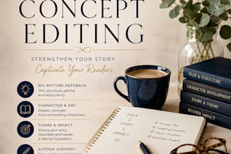 perform a comprehensive developmental edit of your manuscript
