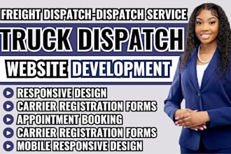 truck dispatch business website trucking company website freight dispatch