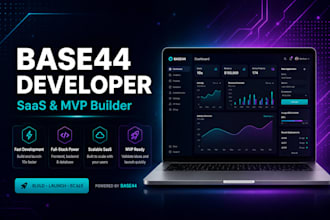 develop a saas application or mvp using base44 vibe coding