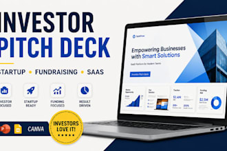 investor pitch deck, startup pitch deck, fundraising deck, saas pitch deck