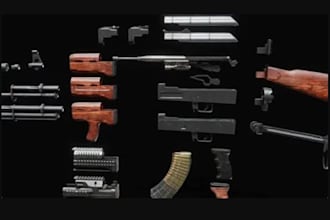 design custom 3d airsoft part and accessories ready for manufacture
