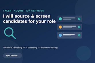 source and screen candidates for your technical job openings