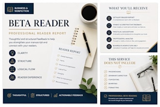 beta read your nonfiction or business book