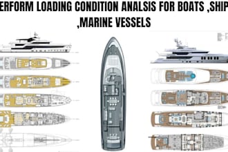 perform loading condition analysis for boats, ships, and marine vessels