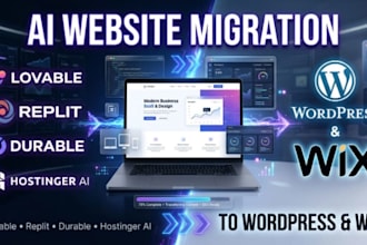 copy clone convert loveable ai base44 durable replit or lovable to wix wordpress
