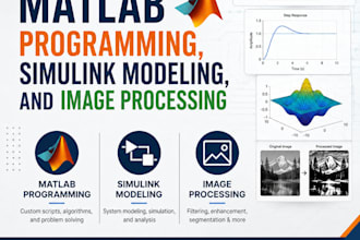 do matlab programming, simulink modeling, and image processing