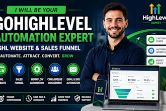 gohighlevel automation expert, ghl website, ghl sales funnel