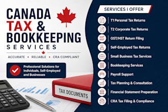 prepare and file your canadian personal and corporate tax return