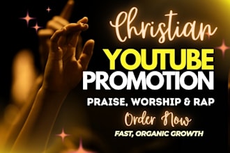 do organic christian youtube promotion for channel growth