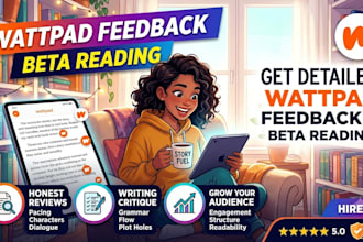read and give constructive feedback on your wattpad story