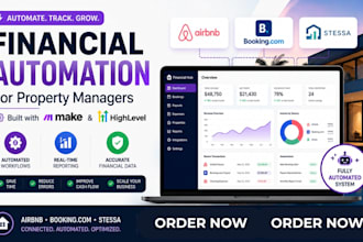 do airbnb, booking com, stessa financial make automation for property managers