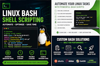 automate linux tasks with professional bash shell scripting
