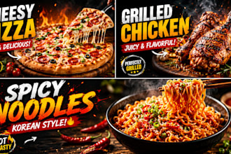 design food and restaurant thumbnails