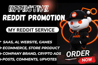 be your reddit marketing manager for brand visibility and organic website growth