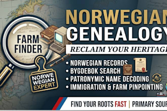 do genealogy research of your norwegian ancestors