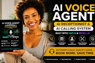 build an ai voice agent, ai receptionist, vapi ai and retell ai calling system