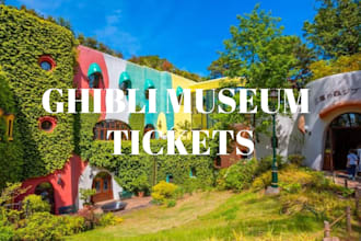 book ghibli museum tickets , shibuya sky tickets