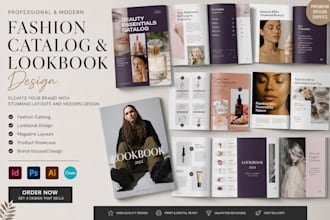 design digital product catalog, fashion catalogue, lookbook, sell, linesheet
