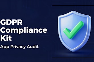 provide a gdpr checklist and lawyer brief kit for your app