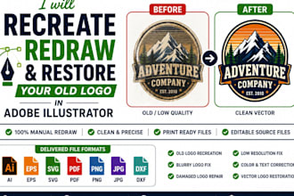 recreate redraw and restore your old logo in adobe illustrator