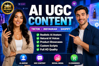 make engaging ai ugc content for tiktok, instagram and shopify