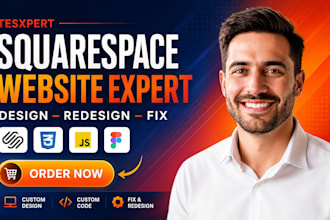 build, squarespace website, design custom code, custom css, fix squarespace bug