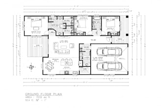 create city permit blueprints, 2d floor plans, and house plans