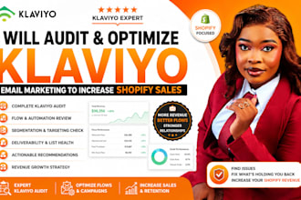audit and optimize your klaviyo email marketing to increase shopify sales