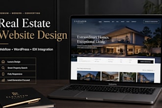 design real estate website, realtor website and property management website