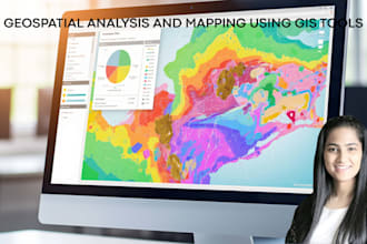 perform geospatial analysis and mapping using gis tools