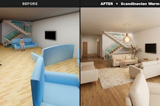 transform your room photos into a stunning new interior style using ai