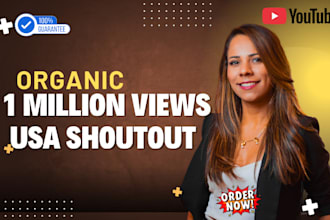 shoutout youtube channel video SEO audit promotion 1 million people live views