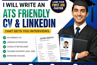 write an ats friendly entry level CV and linkedin profile for graduates