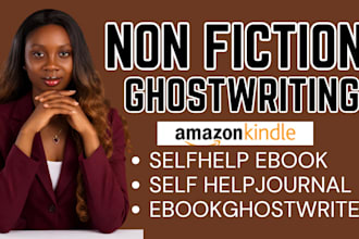 be your self help ebook ghostwriter, mental health life non fiction, kdp journal