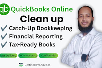 clean up and catch up your quickbooks online books