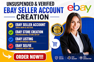 open ebay seller account USA UK ebay store setup ebay account creation