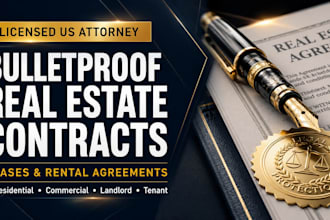 draft residential and commercial lease agreements as a US attorney