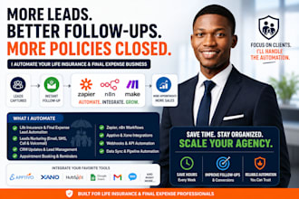 do life insurance final expense zapier n8n lead unlocked crm insightly make com