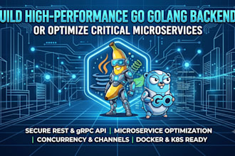 develop high performance go golang microservices