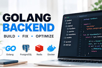 build, fix and optimize your golang backend and microservices