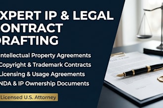 draft highly protective licensing and usage agreements for your business