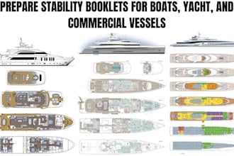 prepare stability booklets for boats, yachts, and commercial vessels